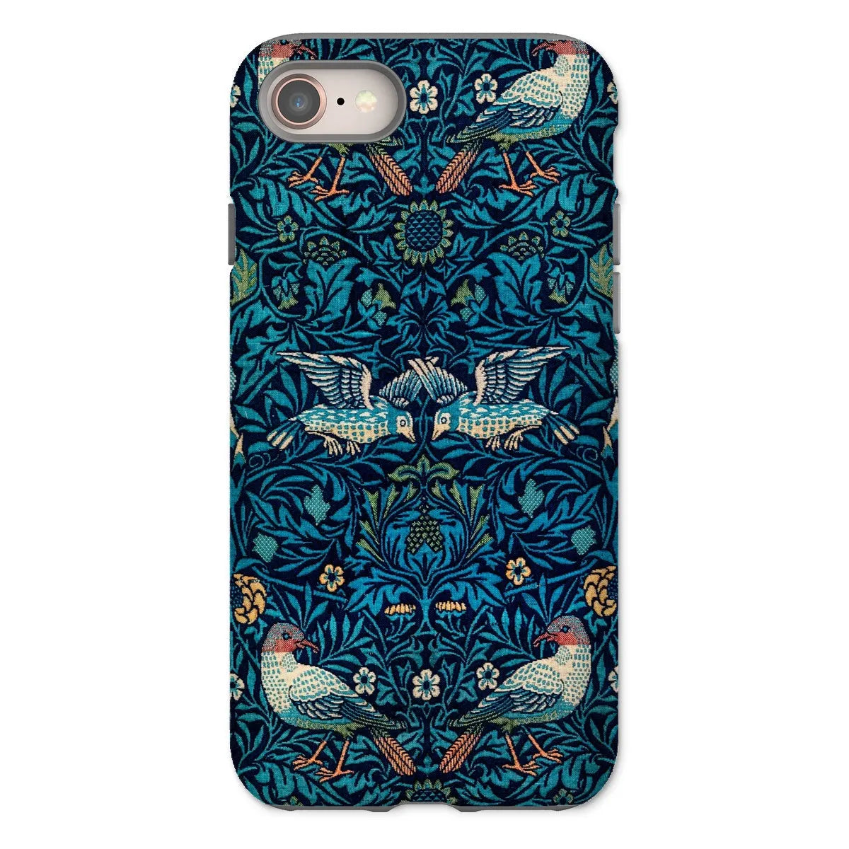Birds By William Morris - Aesthetic Pattern Art Phone Case - Iphone 8 / Matte - Mobile Phone Cases - Aesthetic Art