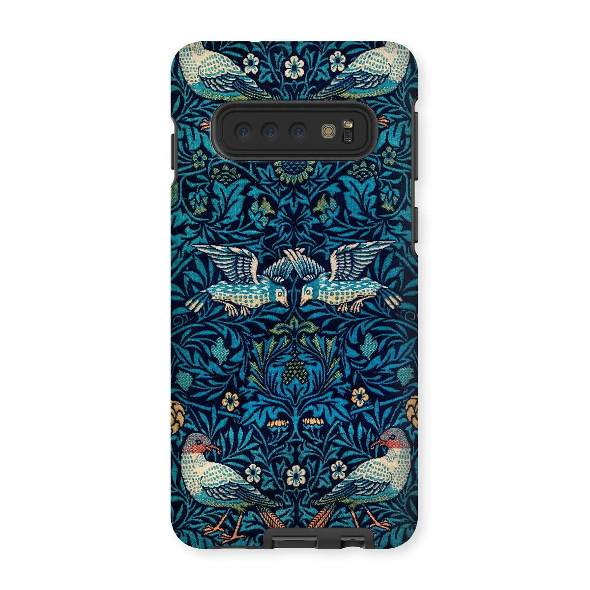 Birds By William Morris - Aesthetic Pattern Art Phone Case - Samsung Galaxy S10 / Matte - Mobile Phone Cases
