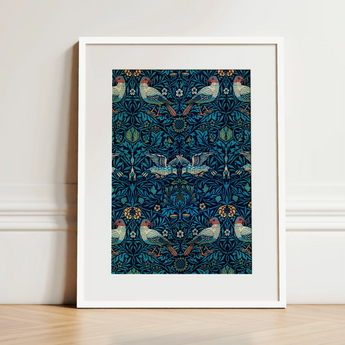 Birds - William Morris Arts and Crafts Art Print / Canvas, William Morris’s Birds, Morris’s Birds Tapestry, Verdant Victorian Dreamscape