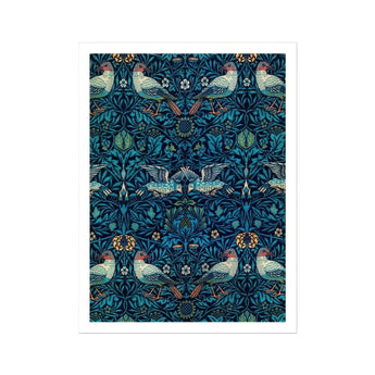 Birds - William Morris Arts and Crafts Art Print / Canvas, William Morris’s Birds, Morris’s Birds Tapestry, Verdant Victorian Dreamscape