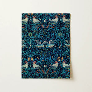 Birds - William Morris Arts and Crafts Art Print / Canvas, William Morris’s Birds, Morris’s Birds Tapestry, Verdant Victorian Dreamscape
