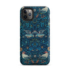 Birds - William Morris Arts and Crafts Iphone Case, 11 Pro Max / Tough Phone, Bird-patterned Phone Case