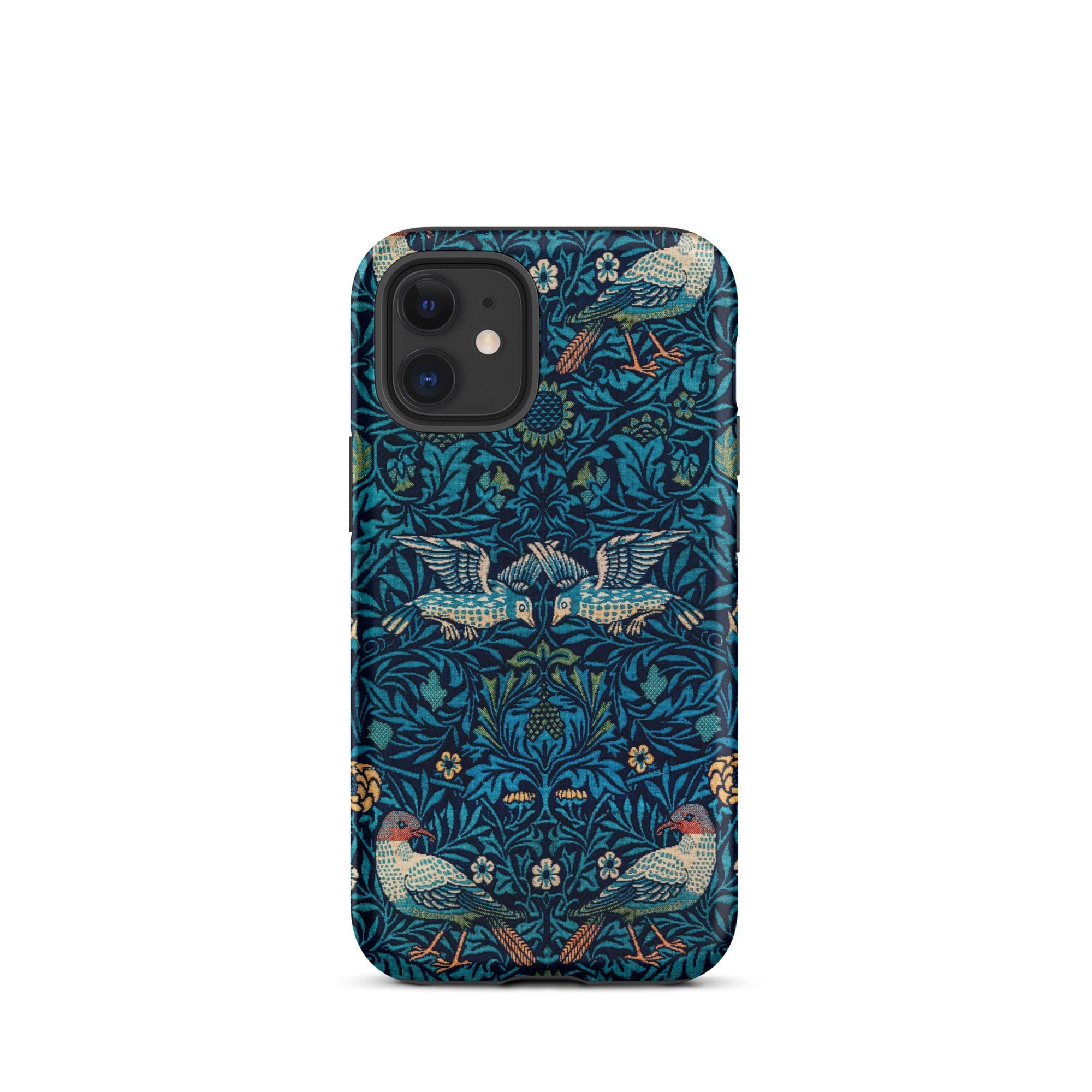 Birds - William Morris Arts and Crafts Iphone Case, 12 Mini / Matte, Bird-patterned Phone Case