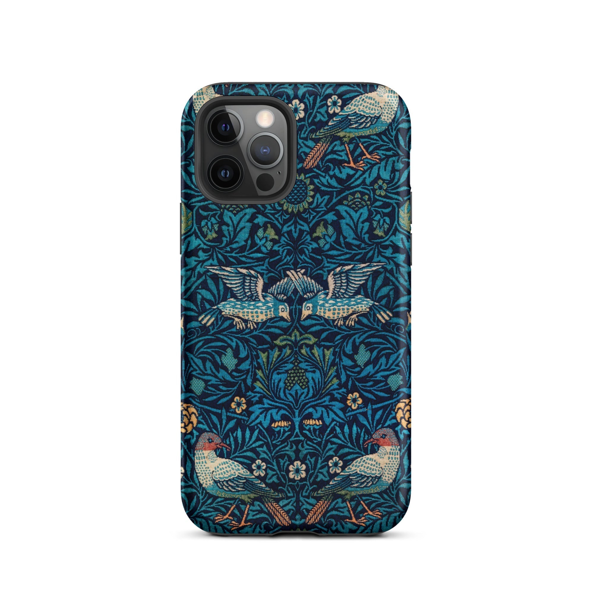 Birds William Morris Arts and Crafts Iphone Case, 12 Pro / Matte, Bird Patterned Phone Case