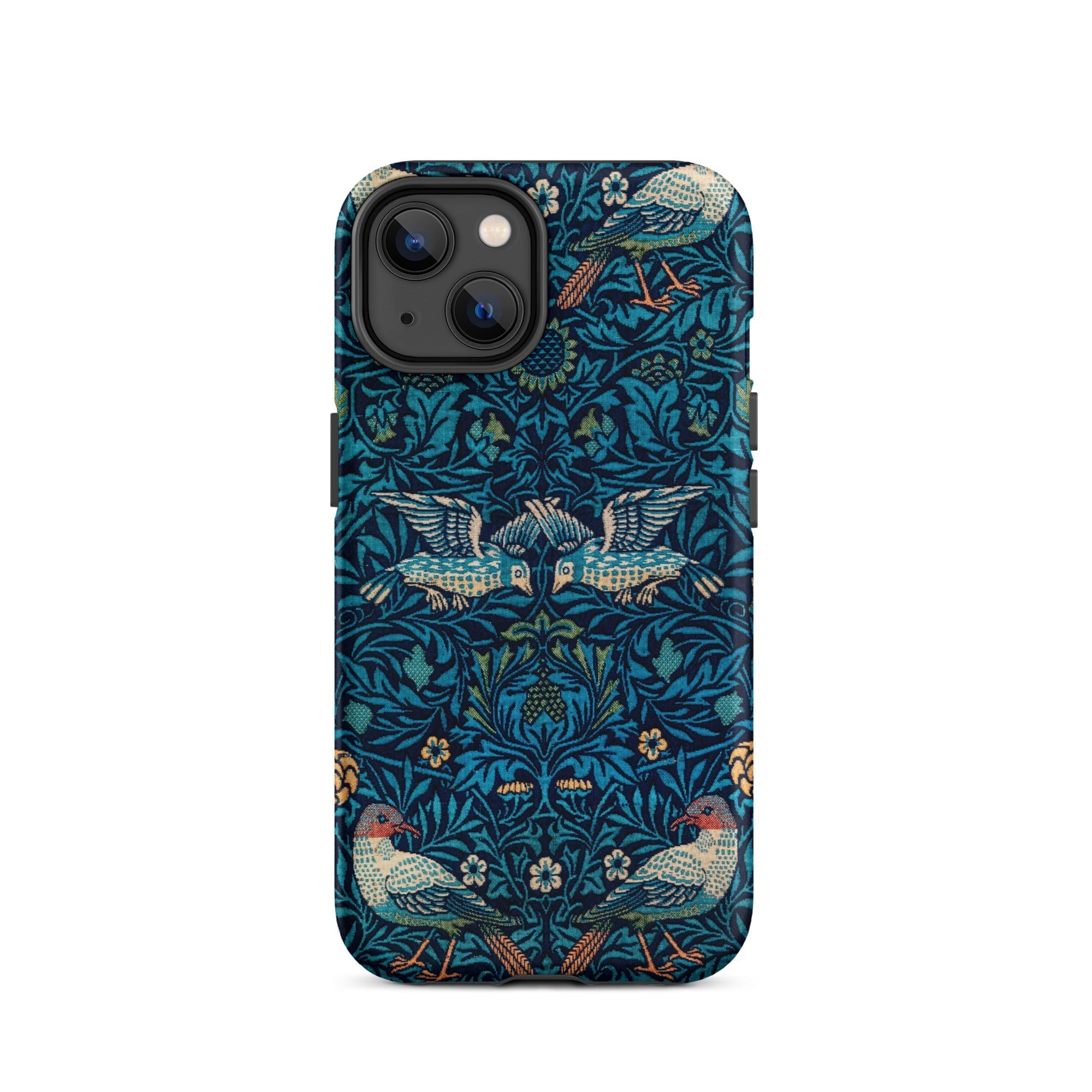 Birds William Morris Arts and Crafts Iphone Case, 14 / Matte, Bird Patterned Phone Case