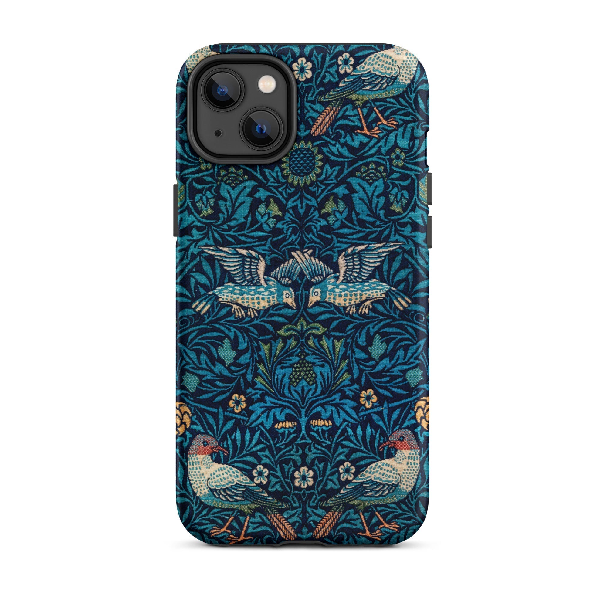Birds William Morris Arts and Crafts Iphone Case, 14 Plus / Matte, Bird Patterned Iphone Case