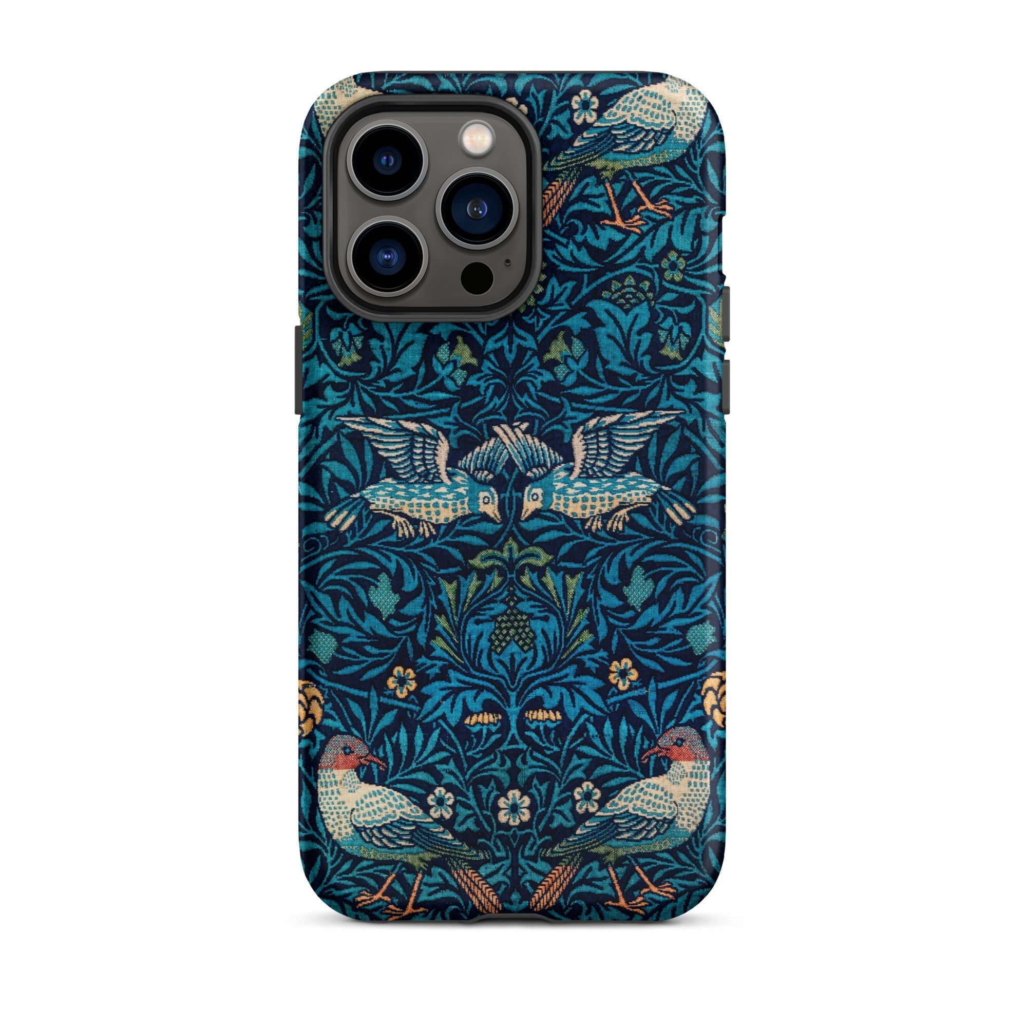 Birds William Morris Arts and Crafts Iphone Case, 14 Pro Max / Matte, Bird Patterned Phone Case