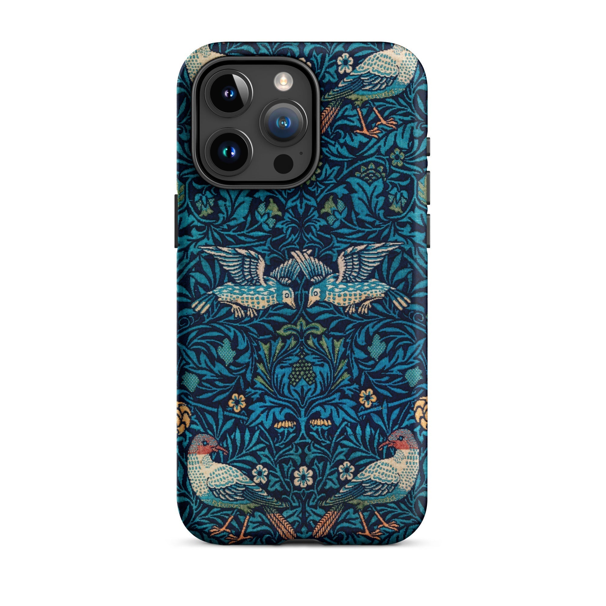 Birds William Morris Arts and Crafts Iphone Case, 15 Pro Max / Matte, Bird Patterned Phone Case