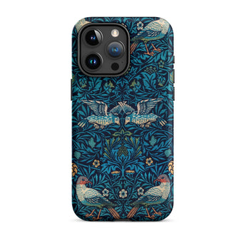 Birds - William Morris Arts and Crafts Iphone Case 15 Pro Max / Matte Bird-patterned Phone, Movement Mobile Cases