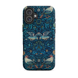 Birds - William Morris Arts and Crafts Iphone Case 16 Plus / Matte Floral Bird-patterned Phone Case William Morris Birds, Birds Iphone,
