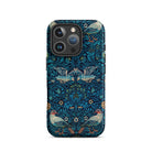 Birds William Morris Arts and Crafts Iphone Case, 16 Pro / Matte, Bird Patterned Phone Case