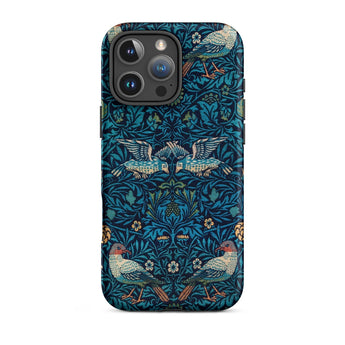 Birds - William Morris Arts and Crafts Iphone Case 16 Pro Max / Matte Bird-patterned Phone Case William Morris Birds, Birds Iphone, Arts