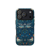 Birds - William Morris Arts and Crafts Iphone Case 17 Pro / Matte Blue Floral Bird Iphone 12 Case William Morris Birds, Birds Iphone, Arts