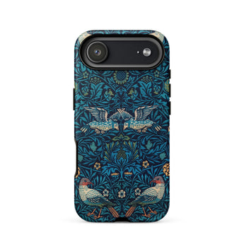 Birds - William Morris Arts and Crafts Iphone Case 17 Air / Matte Blue Green Floral Phone Case Birds William Morris Birds, Iphone, Arts
