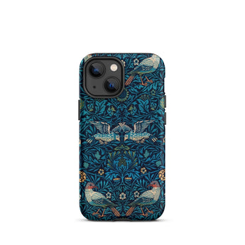 Birds - William Morris Arts and Crafts Iphone Case 13 Mini / Matte Floral Bird Patterned Phone Case William Morris Birds, Birds Iphone,
