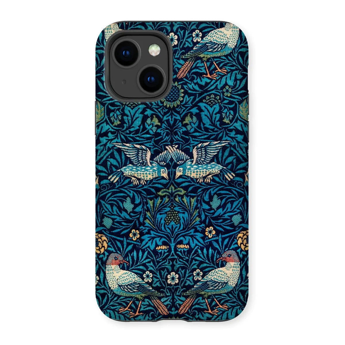 Birds - William Morris Arts and Crafts Iphone Case - 14 / Matte