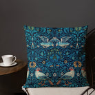 Birds - William Morris Arts and Crafts Pillow Throw Pillows