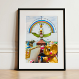 Birdsong Giclée Print / Canvas, 8×10’’ / 20x25cm / Art / Black Frame / Matboard, Posters Prints & Visual Artwork, Toby Leon