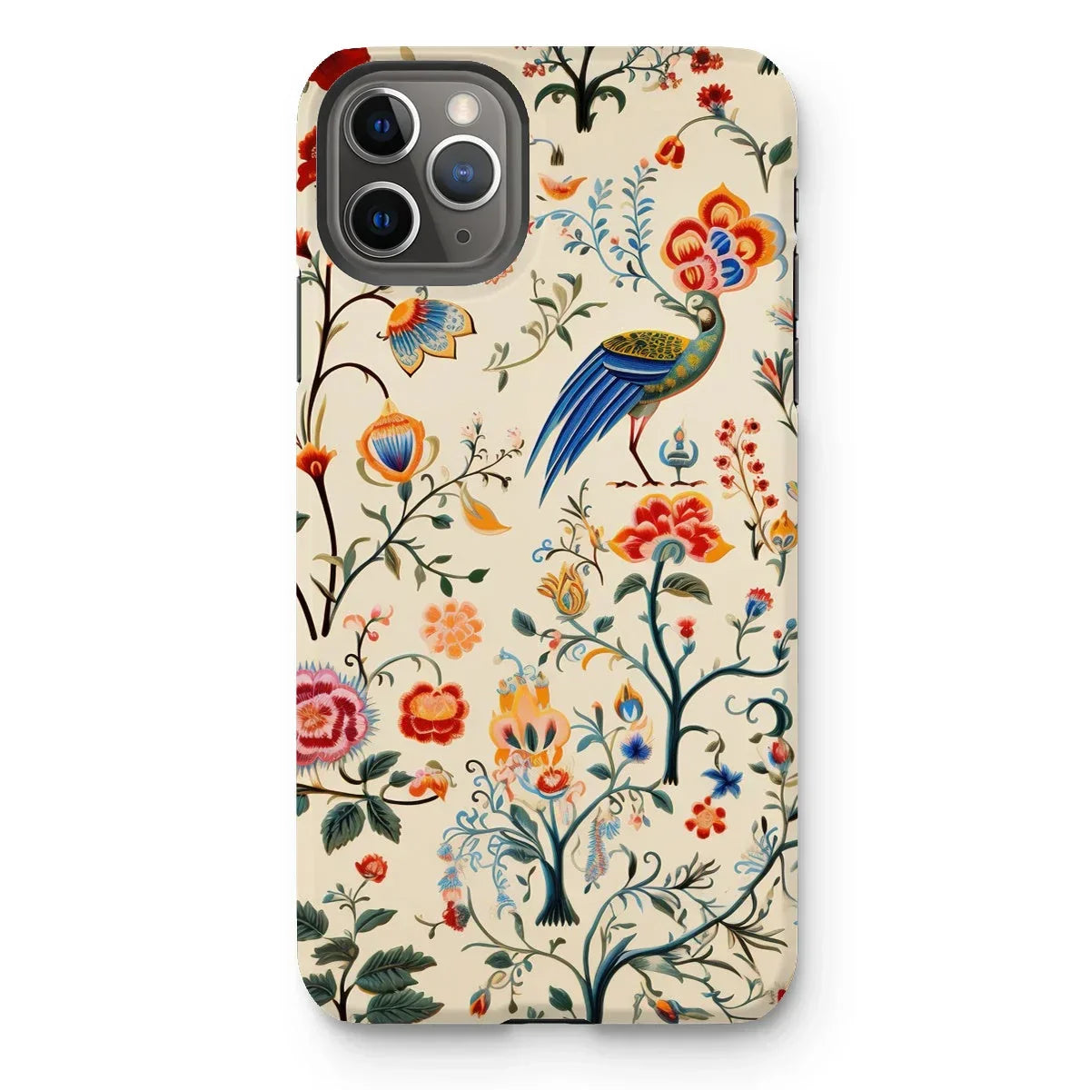 Birdwatchers - Kitsch Bird Art Iphone Case, 11 Pro Max / Matte, Floral Bird Patterned Iphone Case Colorful Whimsical Design