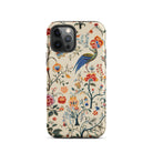 Birdwatchers Kitsch Bird Art Iphone Case, 12 Pro / Matte, Floral Patterned Phone Case