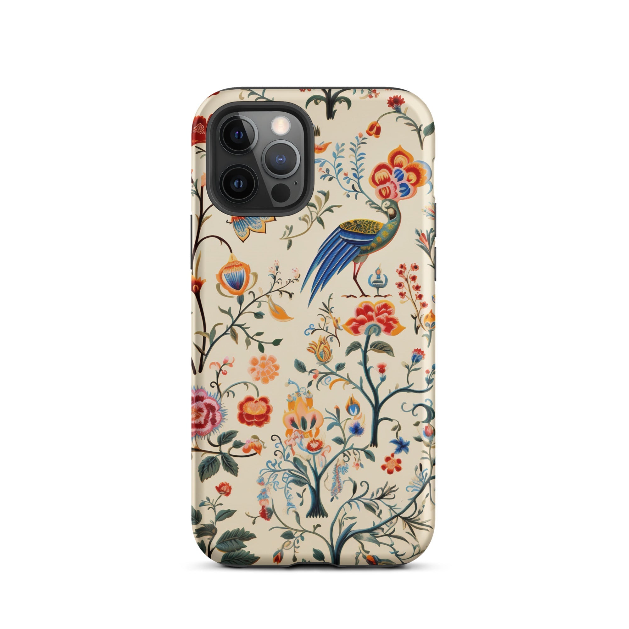 Birdwatchers Kitsch Bird Art Iphone Case, 12 Pro / Matte, Floral Patterned Phone Case