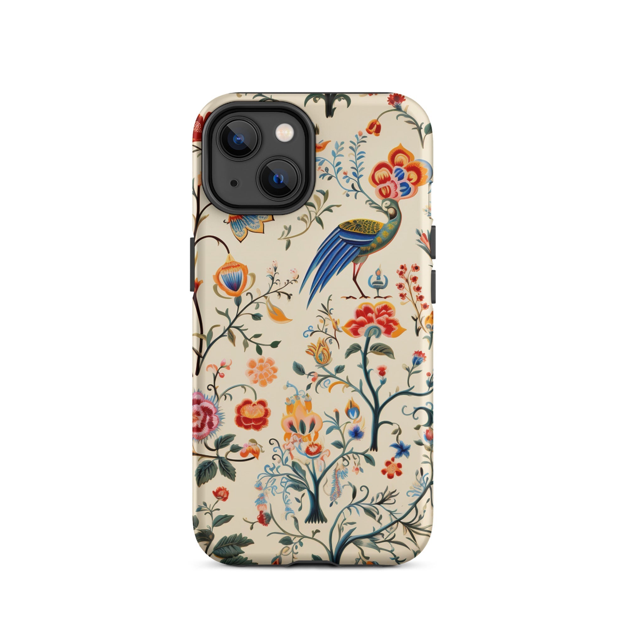 Birdwatchers Kitsch Bird Art Iphone Case, 14 / Matte, Floral Patterned Phone Case