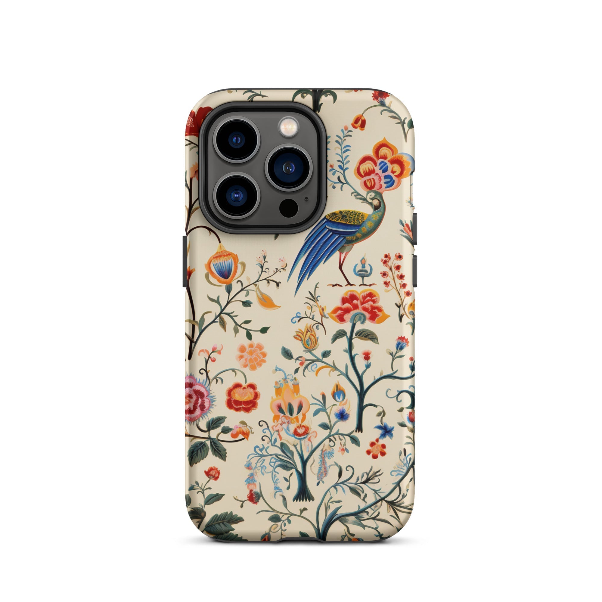 Birdwatchers Kitsch Bird Art Iphone Case, 14 Pro / Matte, Floral Patterned Phone Case
