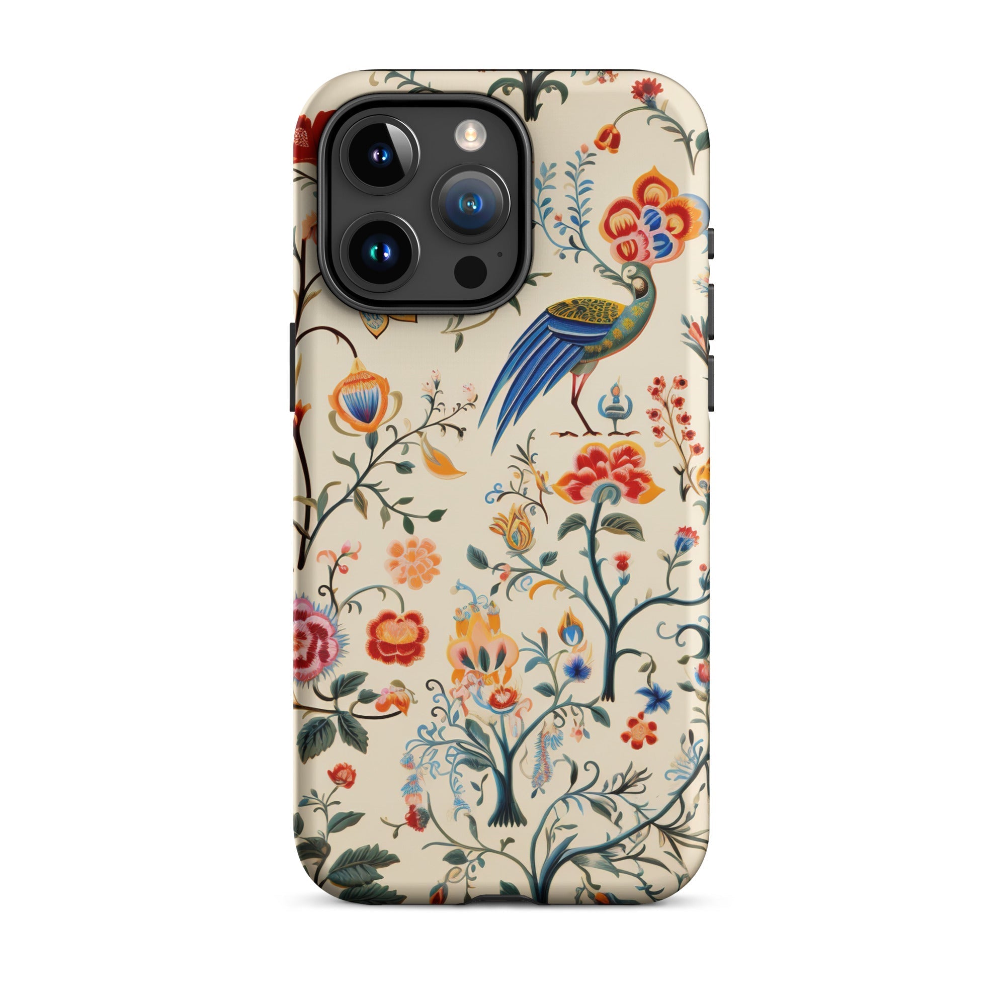 Birdwatchers Kitsch Bird Art Iphone Case, 15 Pro Max / Matte, Floral Patterned Phone Case