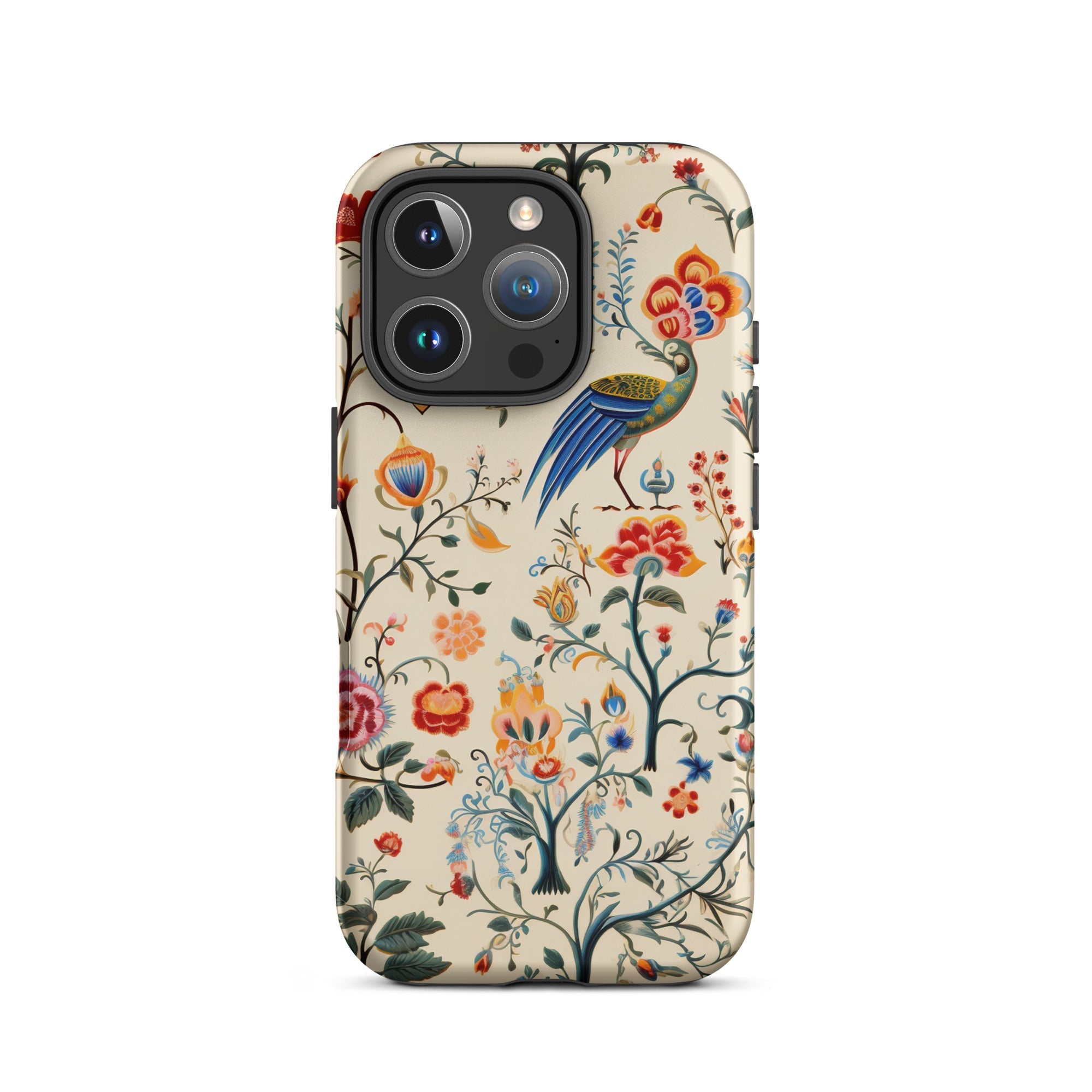 Birdwatchers Kitsch Bird Art Iphone Case, 16 Pro / Matte, Floral Patterned Phone Case