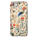 Birdwatchers - Kitsch Bird Art Iphone Case, 8 / Matte, Colorful Floral Bird Patterned Phone Case Vintage Aesthetic