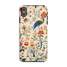 Birdwatchers - Kitsch Bird Art Iphone Case, Xs Max / Matte, Kite-775790172, Decorative Phone Case Colorful Floral Bird Pattern