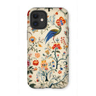 Birdwatchers - Kitsch Bird Art Iphone Case, 12 Mini / Matte, Kite-775790156, Decorative Phone Case Colorful Floral Peacock Pattern
