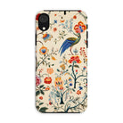Birdwatchers - Kitsch Bird Art Iphone Case, Xr / Matte, Kite-775790168, Decorative Phone Case Colorful Floral Peacock Pattern
