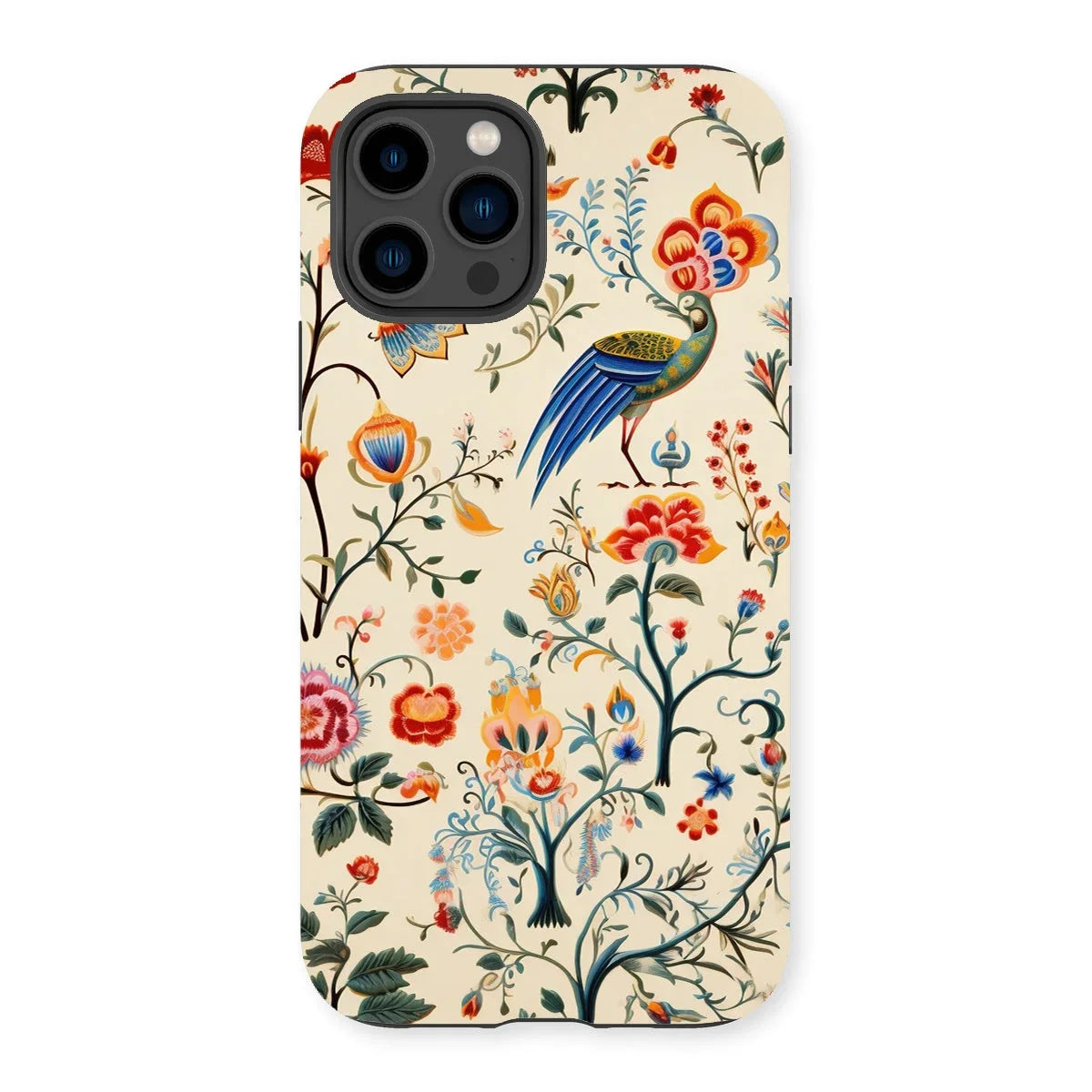 Birdwatchers - Kitsch Bird Art Iphone Case, 14 Pro / Matte, Kite-775790122, Floral Patterned Iphone Case Colorful Ornate Design Flowers