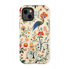 Birdwatchers - Kitsch Bird Art Iphone Case, 13 Mini / Matte, Kite-775790130, Floral Bird Patterned Phone Case Colorful Ornate Design
