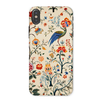 Birdwatchers - Kitsch Bird Art Iphone Case, x / Matte, Decorative Phone Case Colorful Floral Bird Pattern