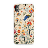 Birdwatchers - Kitsch Bird Art Phone Case Iphone Xs Max / Matte Decorative Colorful Floral Pattern Vibrant Plumage Erupts, Fauna Bursting