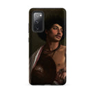 A Bischari Warrior Jean Leeon Gerome Samsung Case, Galaxy S20 Fe / Matte, Black Smartphone Case Classical Portrait Man Afro