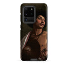 A Bischari Warrior Jean Leeon Gerome Samsung Case, Galaxy S20 Ultra / Matte, Smartphone Case Painting Man Dark Curly Hair Mustache