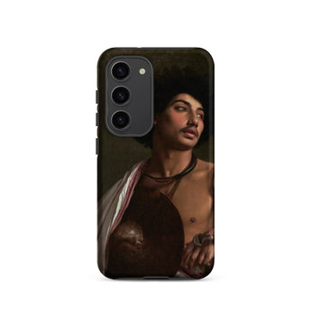 A Bischari Warrior - Jean-leeon Gerome Samsung Case, Galaxy S23 / Matte, Phone Case Classical Painting Man Mustache Dark Curly