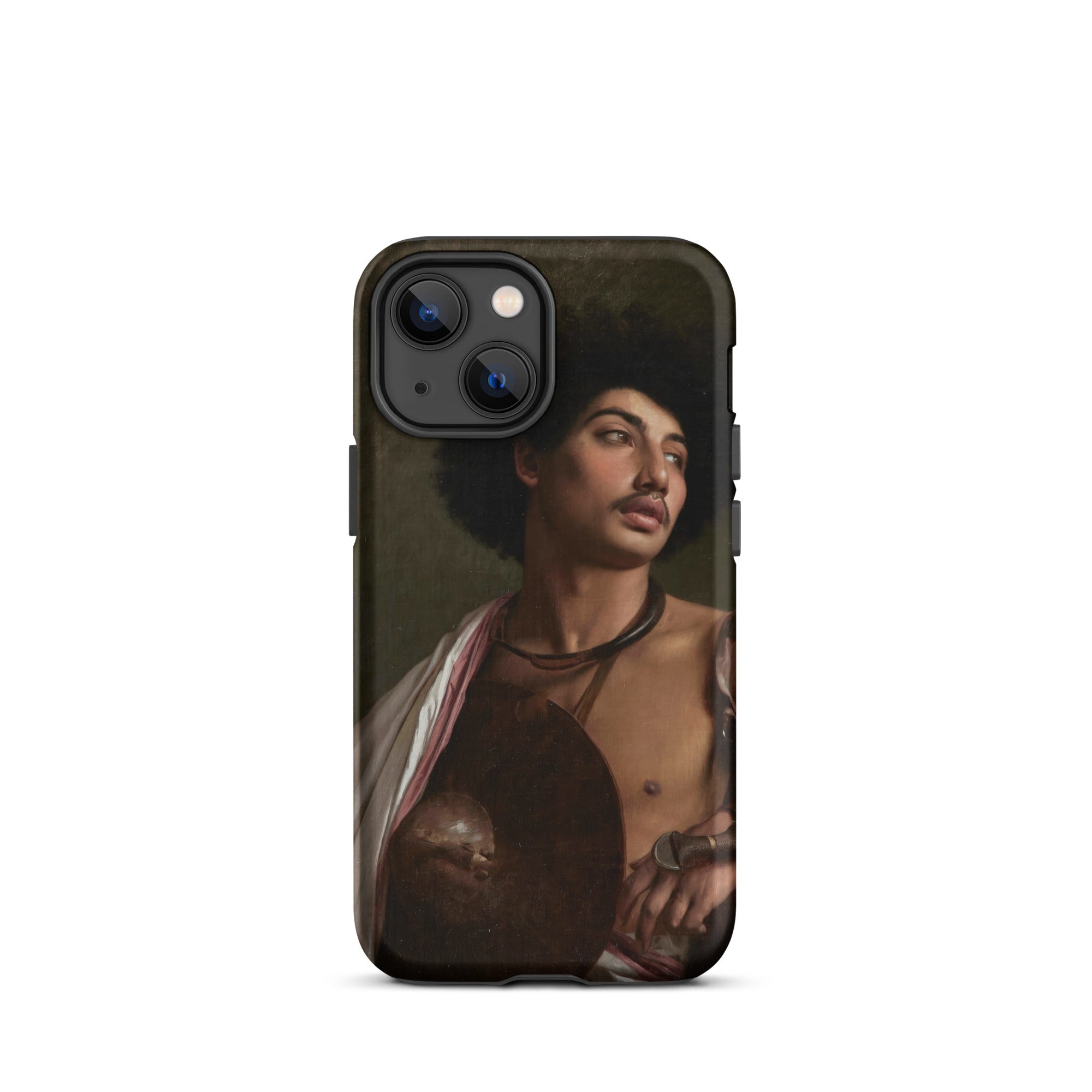 A Bischari Warrior Jean Leon Gerome Iphone Case, 13 Mini / Matte, Black Iphone Classical Portrait Man