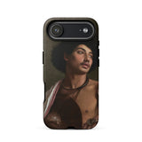 A Bischari Warrior - Jean-leon Gerome Phone Case Black Phone Case Detailed Classical Painting Man Dark Bischari Warrior Arrives, Gerome