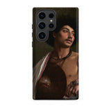 A Bischari Warrior - Jean-leon Gerome Phone Case Samsung Galaxy S23 Ultra / Matte Black Phone Case Detailed Classical Painting Man Dark