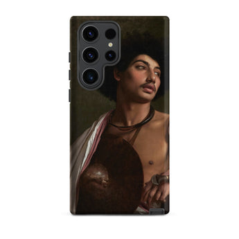 A Bischari Warrior - Jean-leon Gerome Phone Case Samsung Galaxy S23 Ultra / Matte Black Phone Case Detailed Classical Painting Man Dark