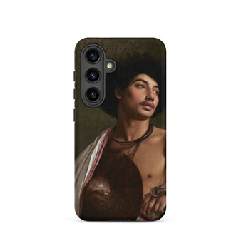 A Bischari Warrior - Jean-leon Gerome Phone Case Samsung Galaxy S24 / Matte Black Phone Case Detailed Reproduction Painting Conversion