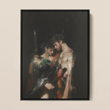 Black Bird - Greco-queer Gay Myth Art Print / Canvas, 12x16’’ / 31x41cm / Frame, Posters Prints & Visual Artwork, Toby Leon