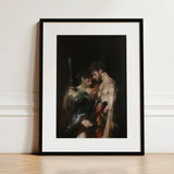 Black Bird - Greco-queer Gay Myth Art Print / Canvas, 12x16’’ / 31x41cm / Frame / Matboard, Posters Prints & Visual Artwork, Toby Leon