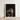 Framed Art Print Dramatic Dark-toned Painting Two Muscular Gods Embrace, Bodies, one Pale, Black Bird