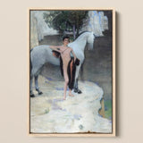 Black Lake - Jan Priesler Art Print / Canvas, 12x18’’ / 31x46cm / Natural Frame, Posters Prints & Visual Artwork, Toby Leon