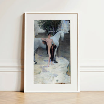 Black Lake - Jan Priesler Art Print / Canvas, 12x18’’ / 31x46cm / White Frame / Matboard, Posters Prints & Visual Artwork, Toby Leon